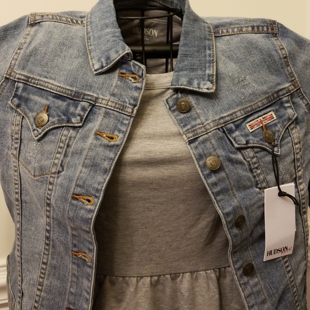 Hudson Girls Denim Jacket and Shirt